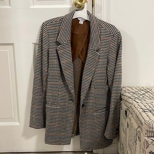 Houndstooth brown blazer FINAL PROCE DROP